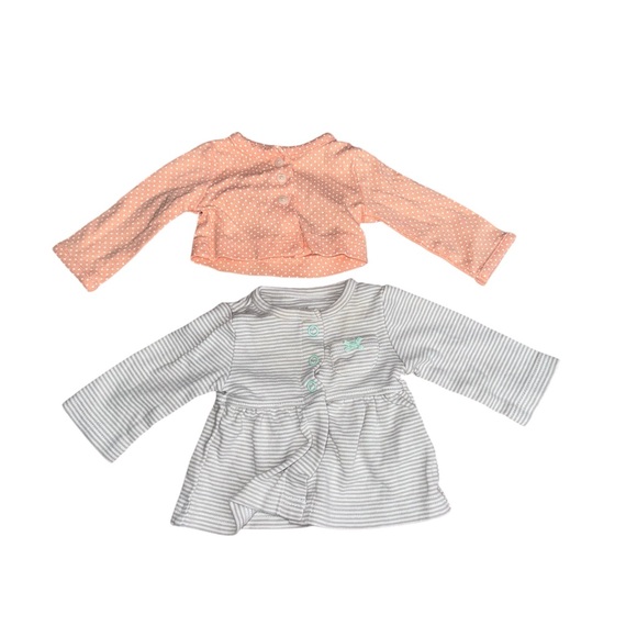 Newborn Baby Clothing Bundle Set (Carter’s, Cherokee, Circo, Garanimals) 14 pcs - Picture 3 of 6